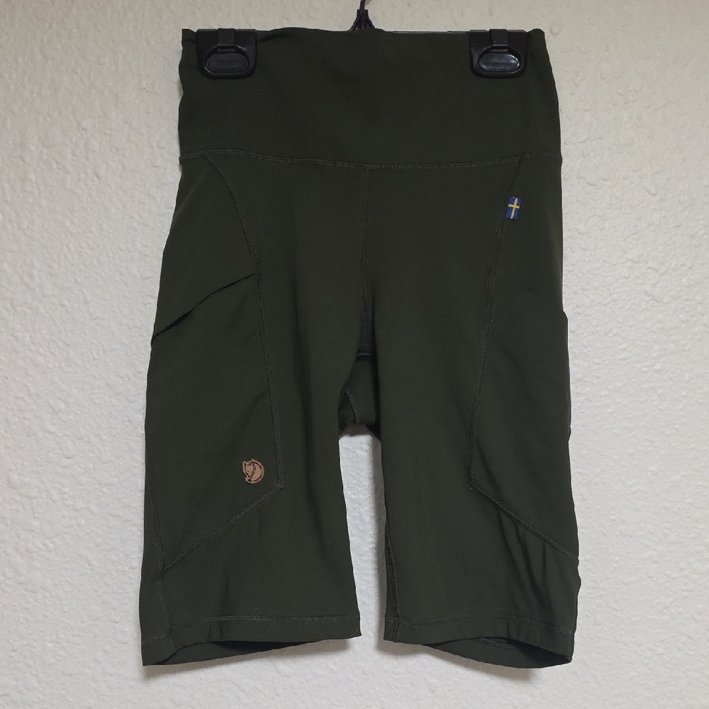 Fjallraven Dark Green Bike Shorts